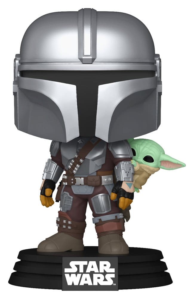 Star Wars: The Mandalorian and Grogu POP! Vinyl Bobblehead Figure 818 – The Mandalorian with Grogu 9 cm