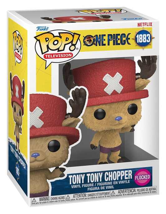 One Piece FUNKO POP! TV Vinyl Figure 1883 Tony Tony Chopper Flocked 9 cm