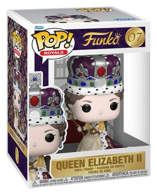 Queen Elizabeth II Funko POP! Premium Vinyl Figure 07 - 100th- Queen Elizabeth II (Coronation) 9 cm