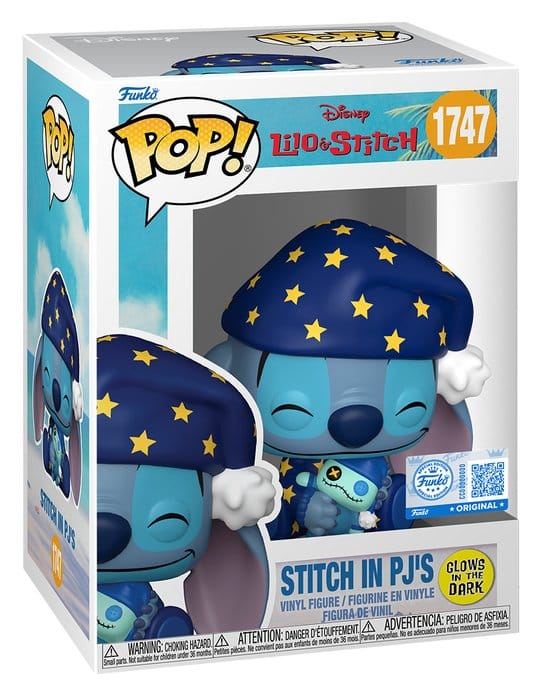 Lilo & Stitch POP! Vinyl Figure 1747 – Stitch Starry PJs (GW) 9 cm