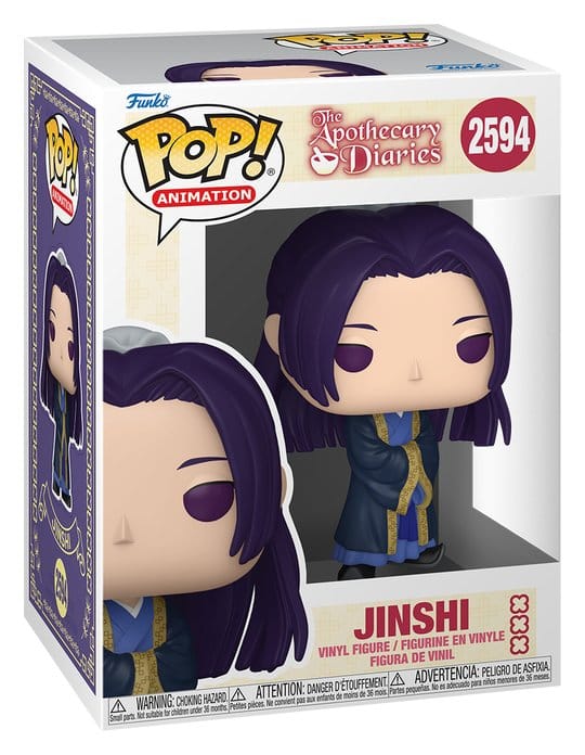 PREORDINE I DIARI DELLA SPEZIALE Apothecary Diaries Funko POP! Animation Vinyl Figure 2594 Jinshi 9 cm