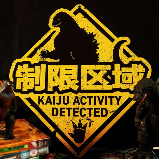 Godzilla Tin Sign Kaiju Targhe in metallo Godzilla