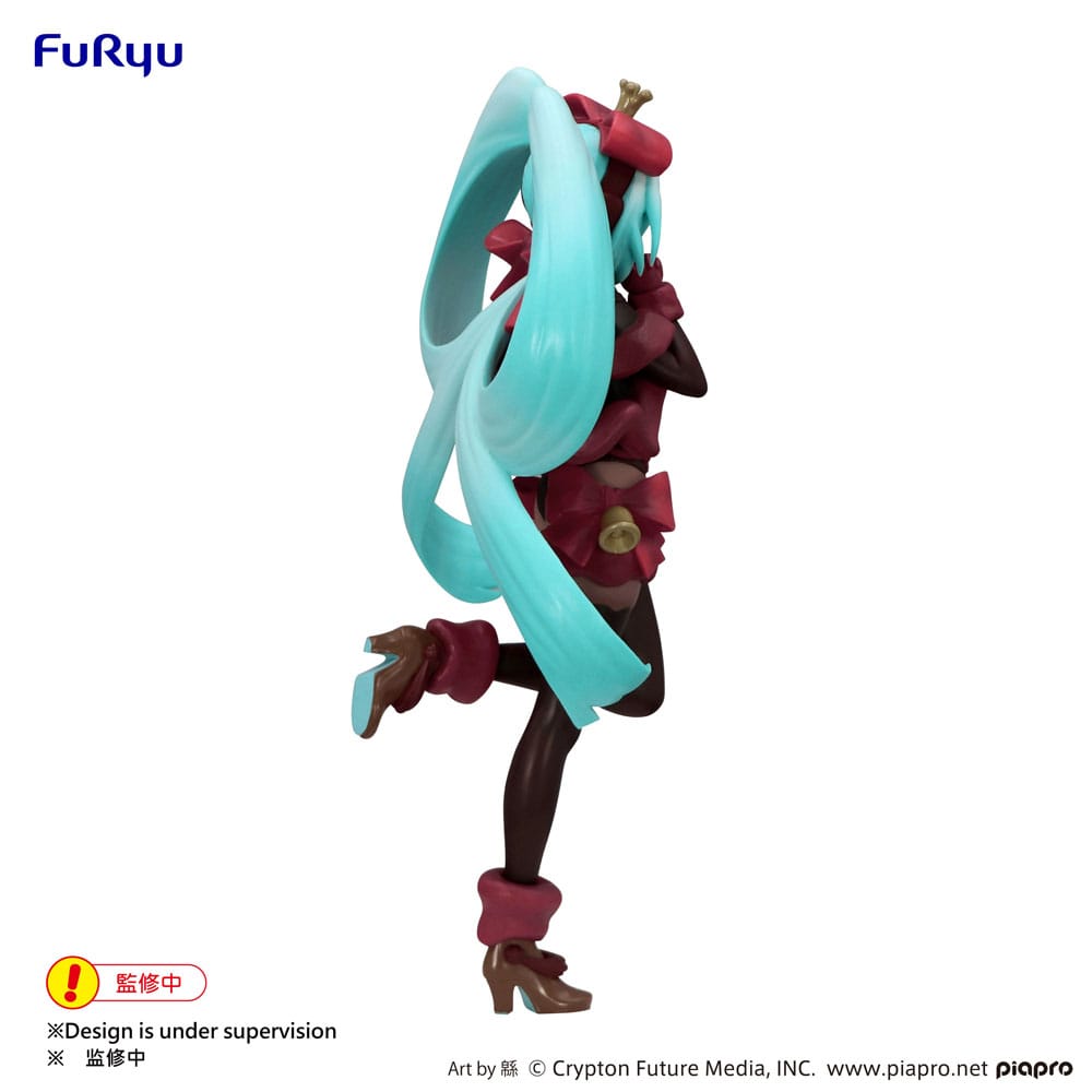 Hatsune Miku Exceed Creative PVC Statue SweetSweets Series Noel Raspberry Ver. 21 cm