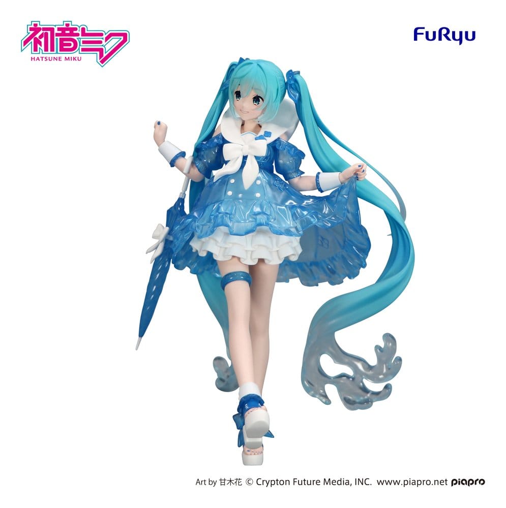 Hatsune Miku Trio-Try-iT PVC Statue Miku Rainy Dance 19 cm
