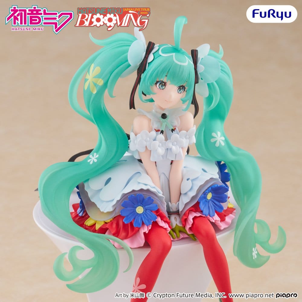 Hatsune Miku Noodle Stopper PVC Japan Live Tour 2025 Blooming 14 cm