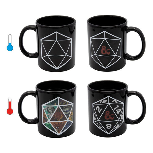 Dungeons & Dragons Heat Change Mug Magic Tazza Cambiacolore