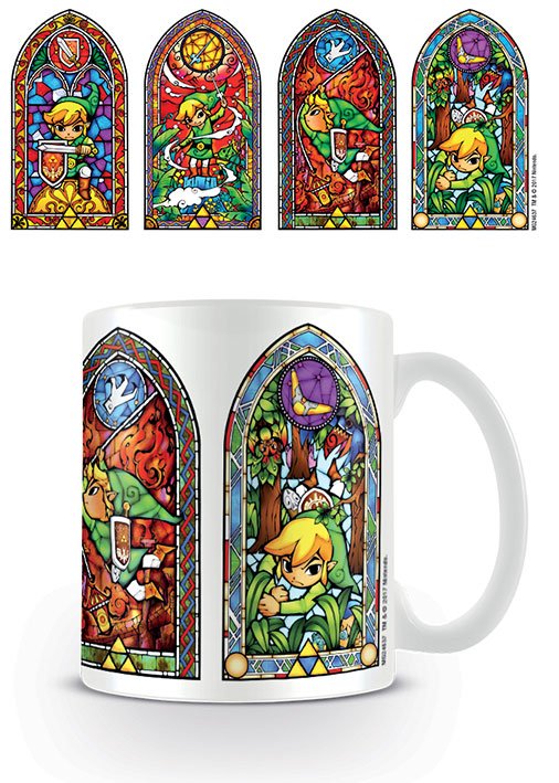 Legend of Zelda Mug Stained Glass - tazza mosaico Link