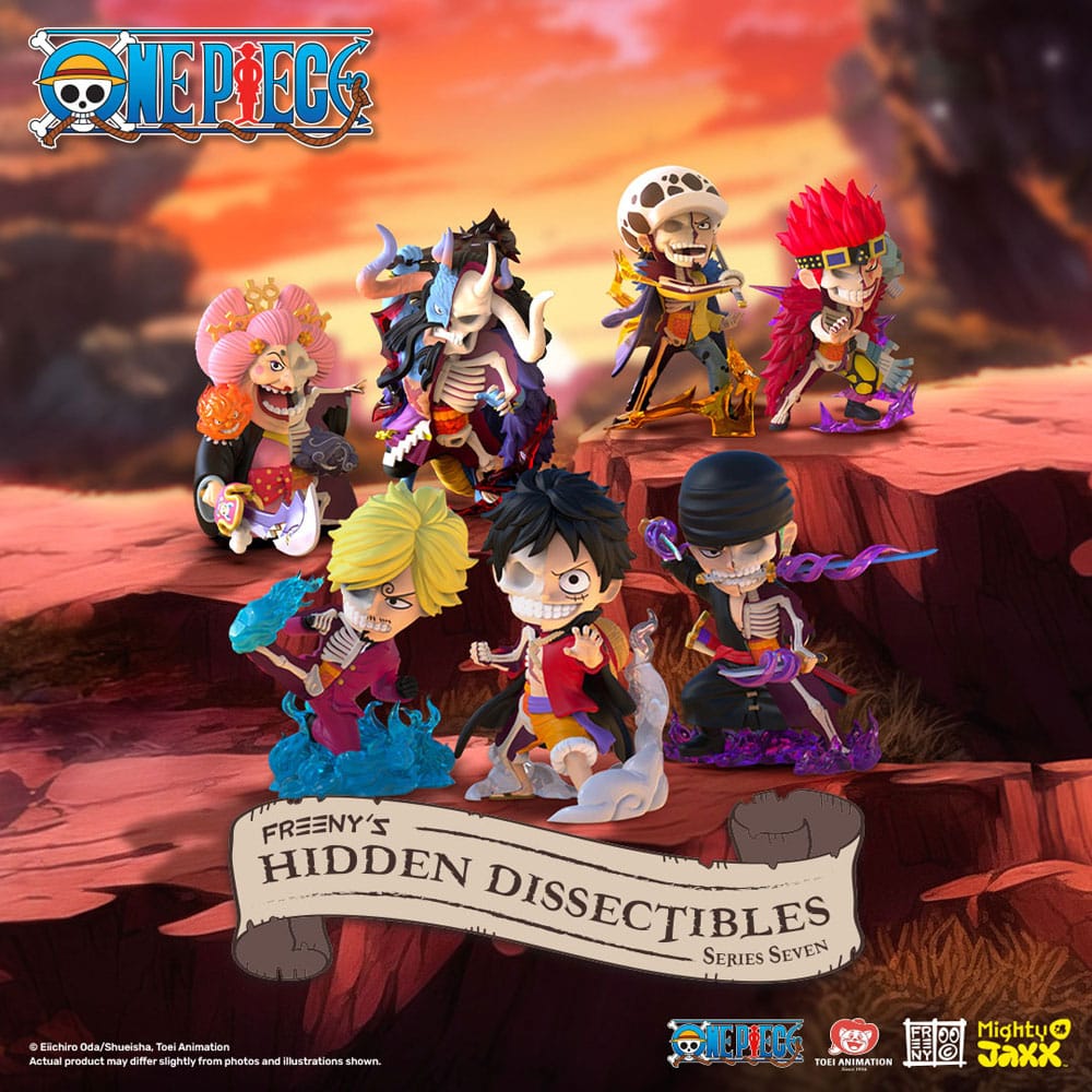 One Piece: Freeny's Hidden Dissectibles Wano 4 inch Vinyl Figure Blind Box Display