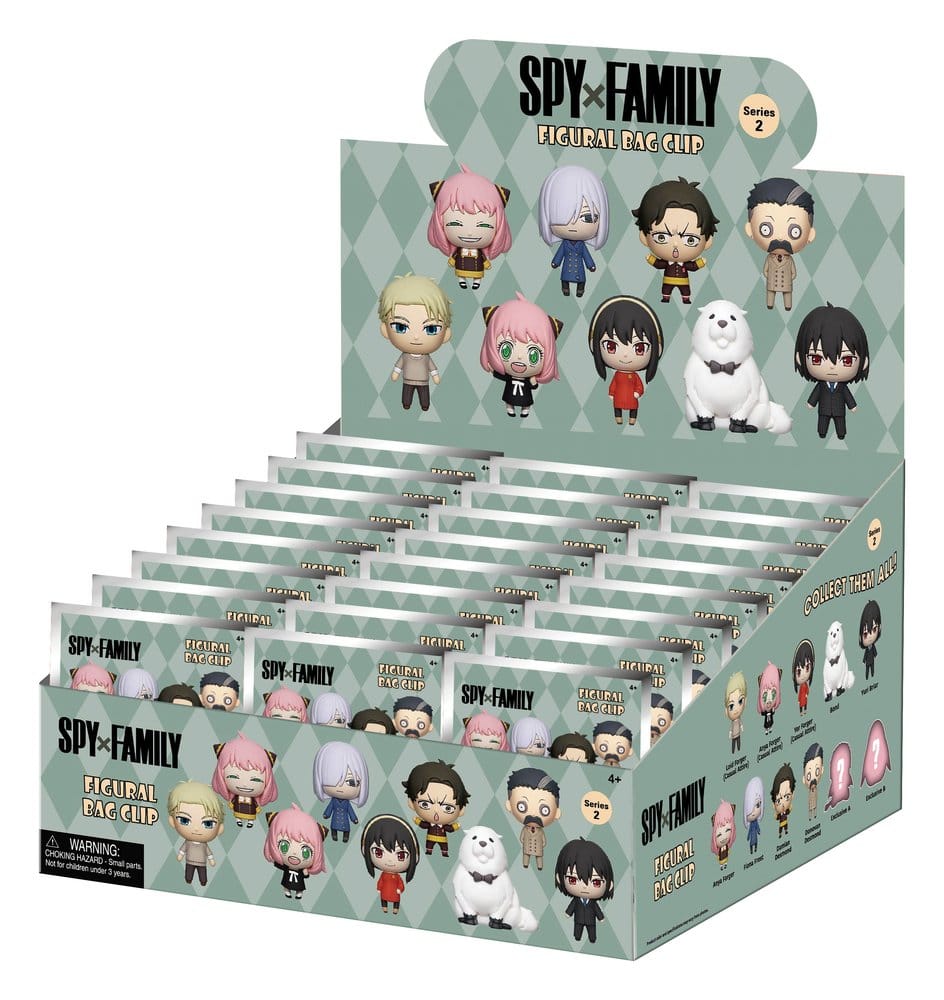 Spy x Family 3D PVC Bag Clips Series 2 Mystery Mini-figurine