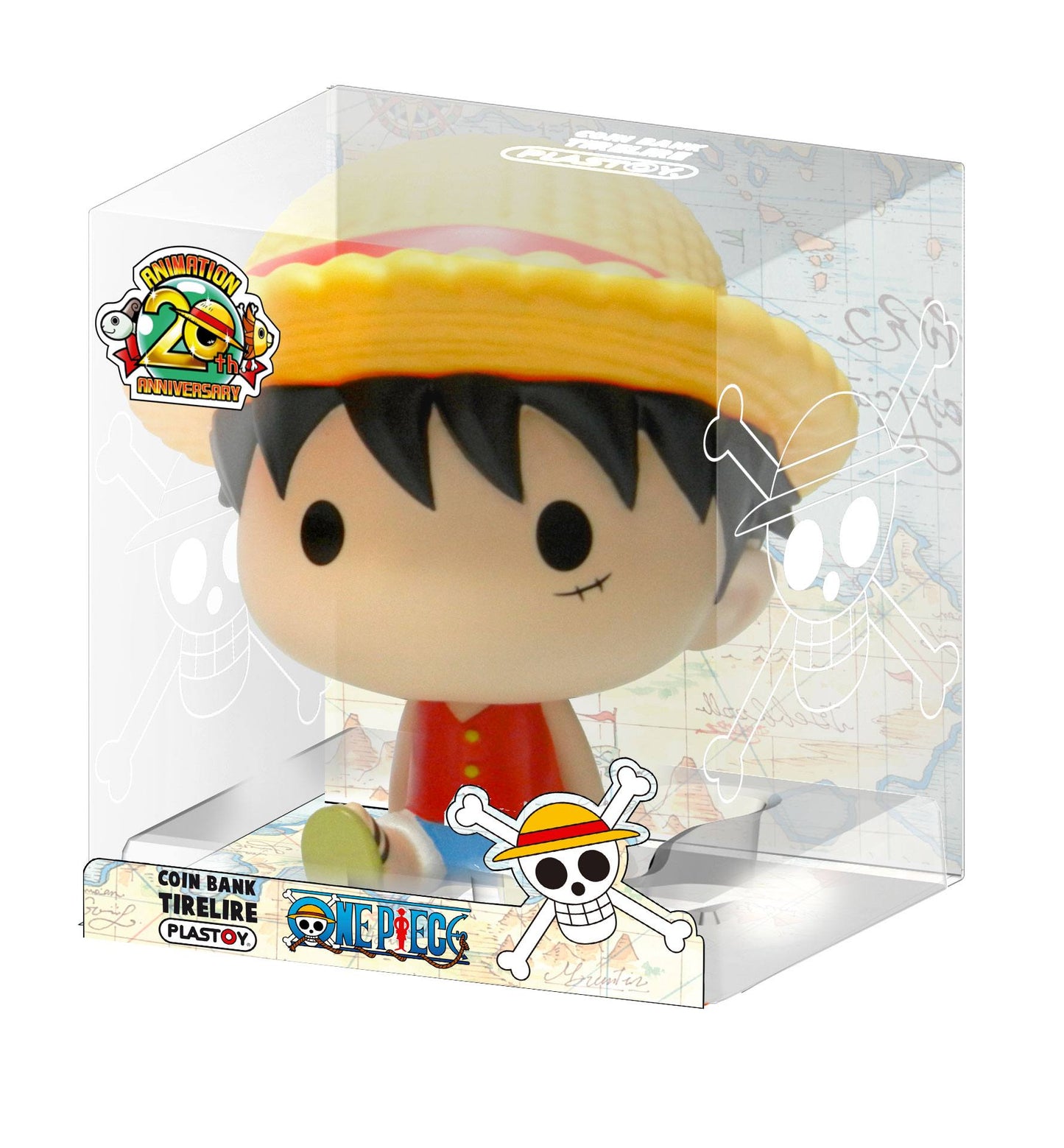 One Piece Salvadanaio Chibi Bust Bank Luffy 15 cm