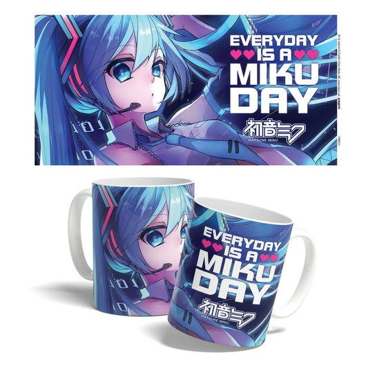 Hatsune Miku Mug - TAZZA - Everyday is a Miku Day 325 ml