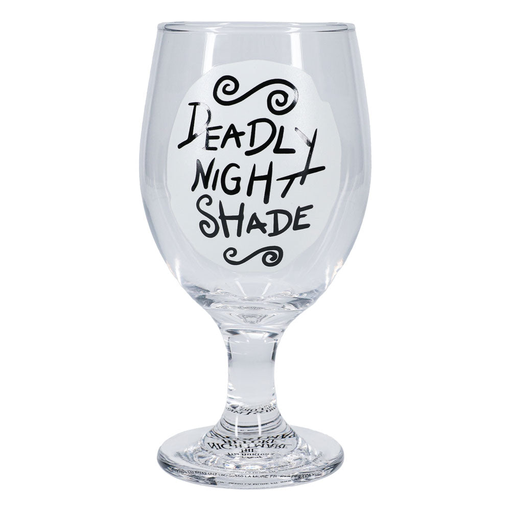 Nightmare Before Christmas Pint Glass Deadly Night Shade