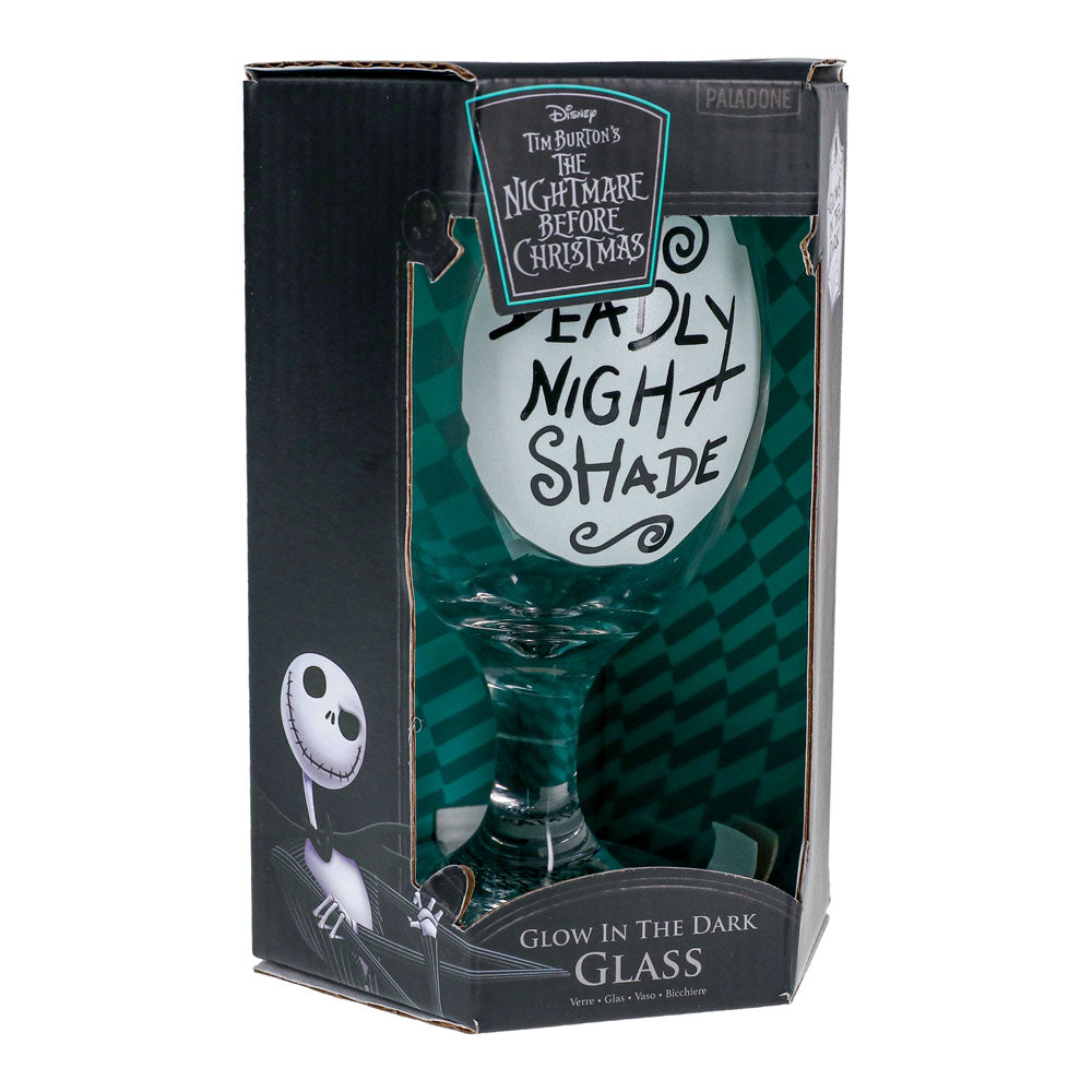 Nightmare Before Christmas Pint Glass Deadly Night Shade