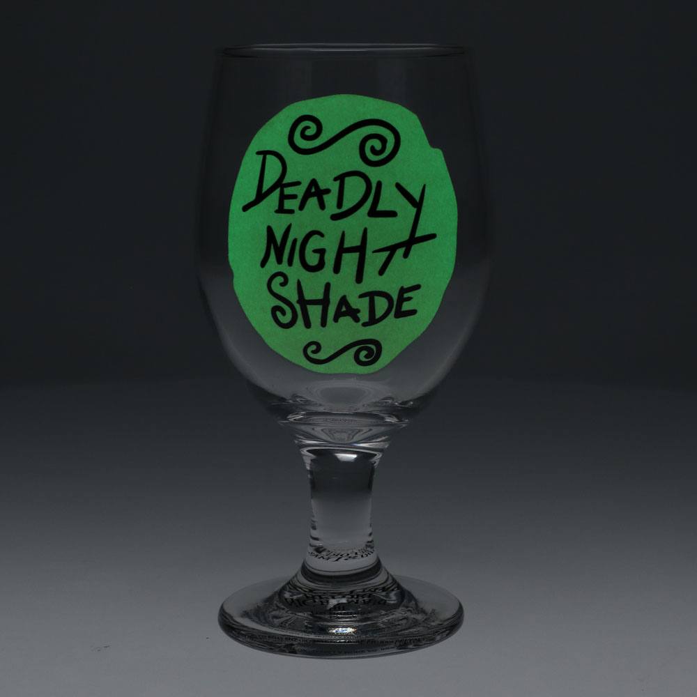 Nightmare Before Christmas Pint Glass Deadly Night Shade