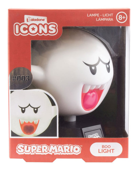 Super Mario Icon Light Boo 10 cm - lucina