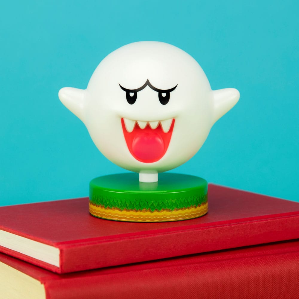 Super Mario Icon Light Boo 10 cm - lucina