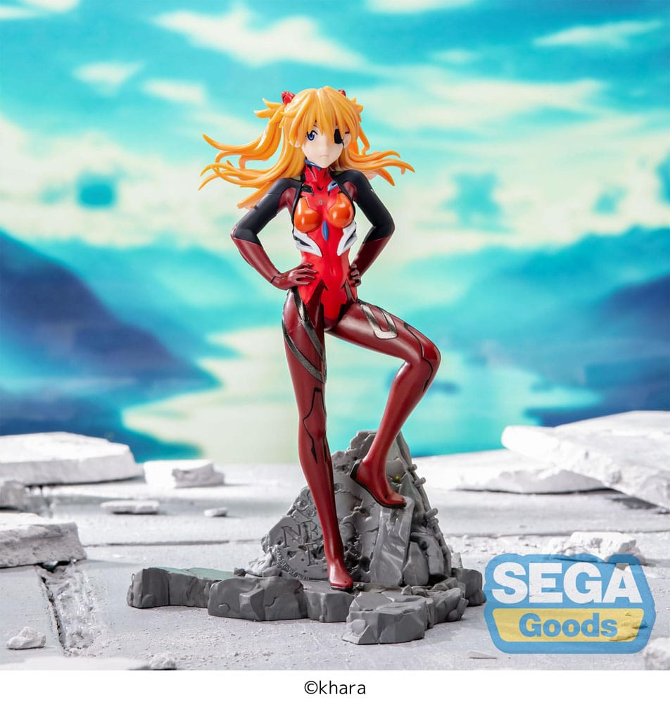 L'articolo è stato rimosso dal negozio. Evangelion: 3.0+1.0 Thrice Upon a Time Luminasta PVC Statue Asuka Shikinami Langley Vignetteum 30th Anniversary Ver. 23 cm