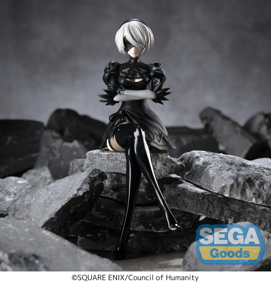 NieR:Automata Ver1.1a PM Perching PVC Statue 2B 13 cm Statue NieR