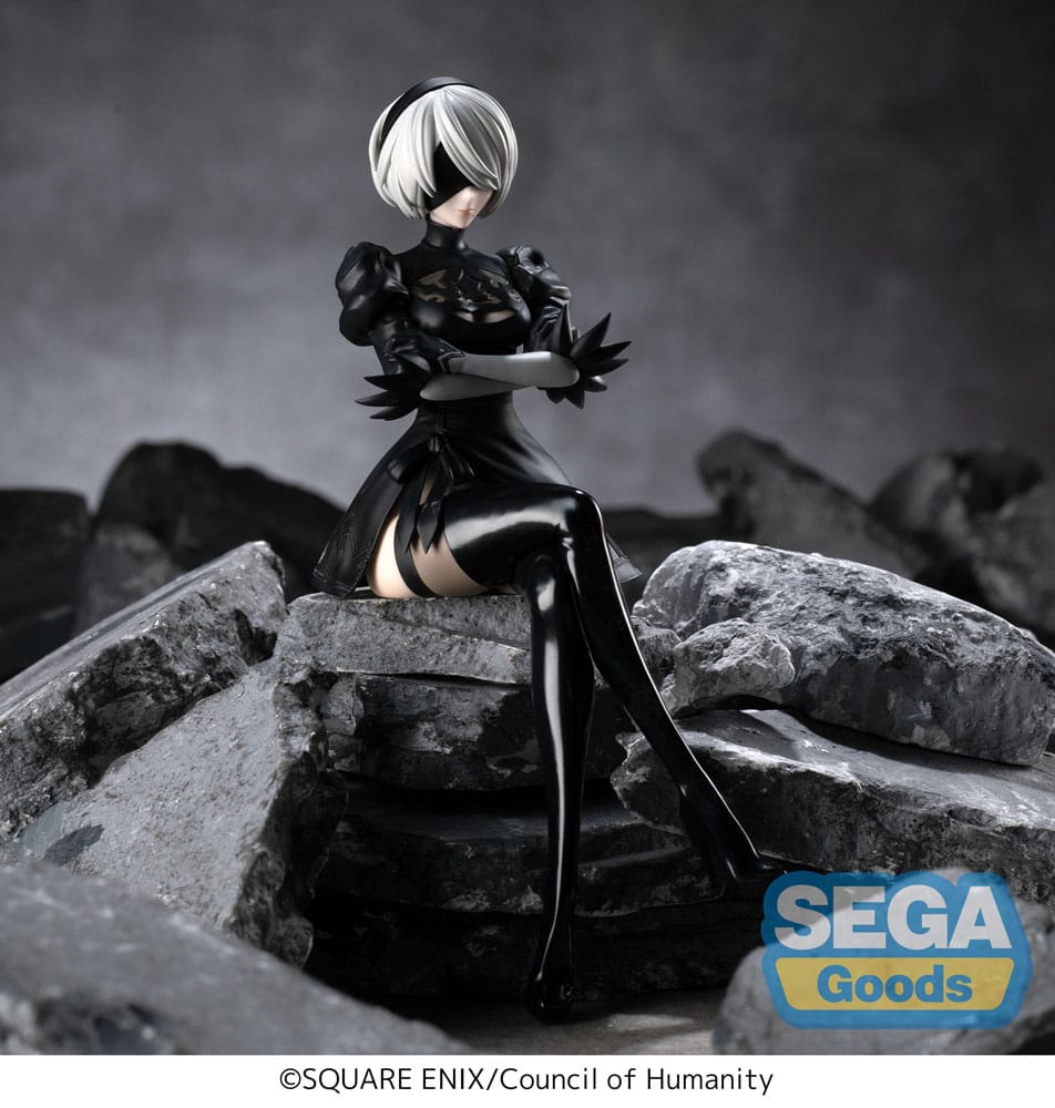 NieR:Automata Ver1.1a PM Perching PVC Statue 2B 13 cm Statue NieR