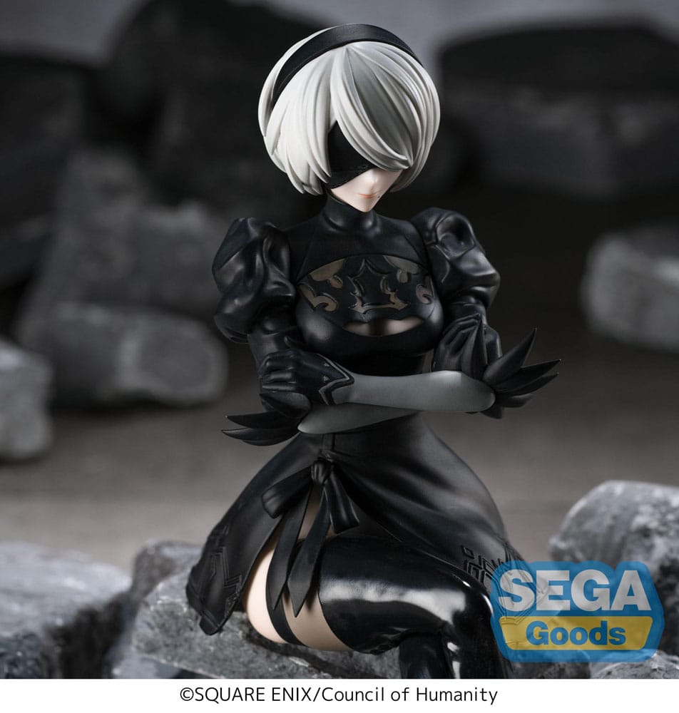 NieR:Automata Ver1.1a PM Perching PVC Statue 2B 13 cm Statue NieR