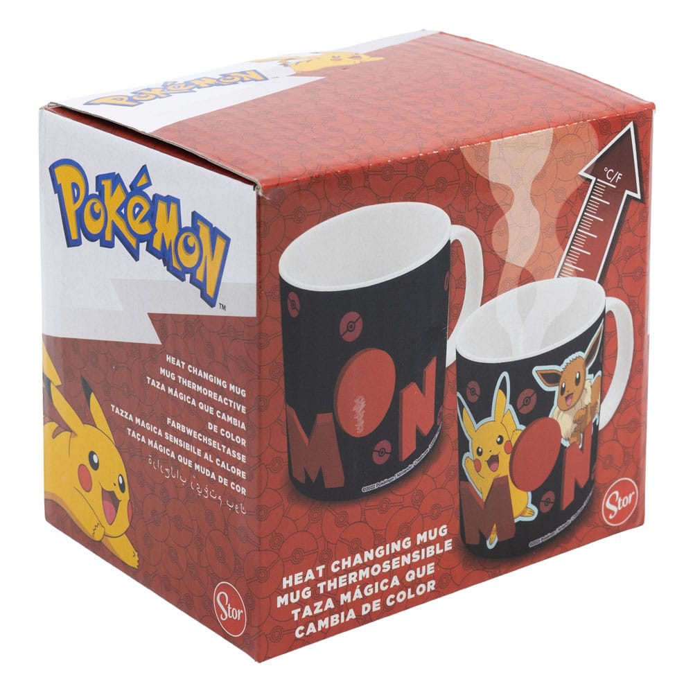 Pokémon Heat Change Mug Pokéverse 325 ml - tazza pikachu evee