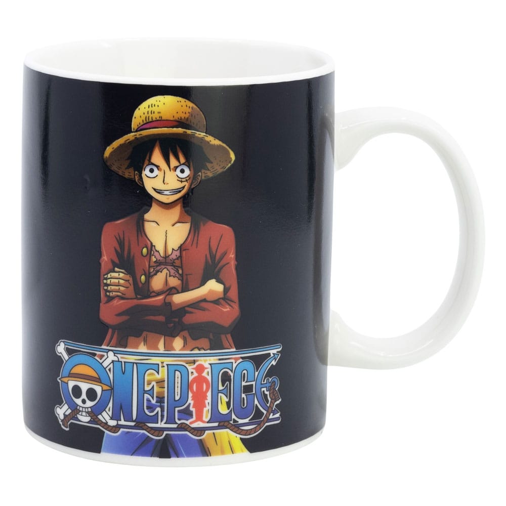 One Piece Heat Change Mug Luffy 325 ml - tazza termosensibile