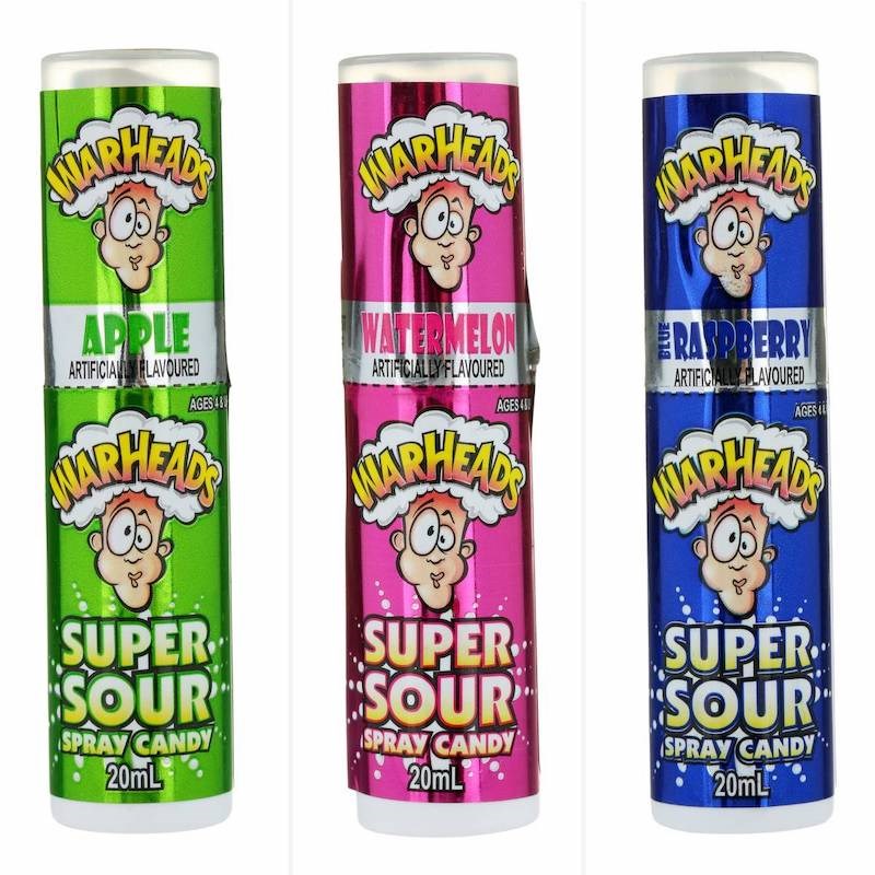 Warheads Super Sour Spray Candy – Caramella Spray