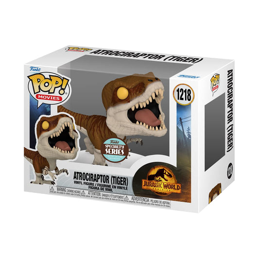 Jurassic World 3 Funko POP! Movies Vinyl Figure 1218 Arcadia - Atrociraptor (Tiger) 9 cm