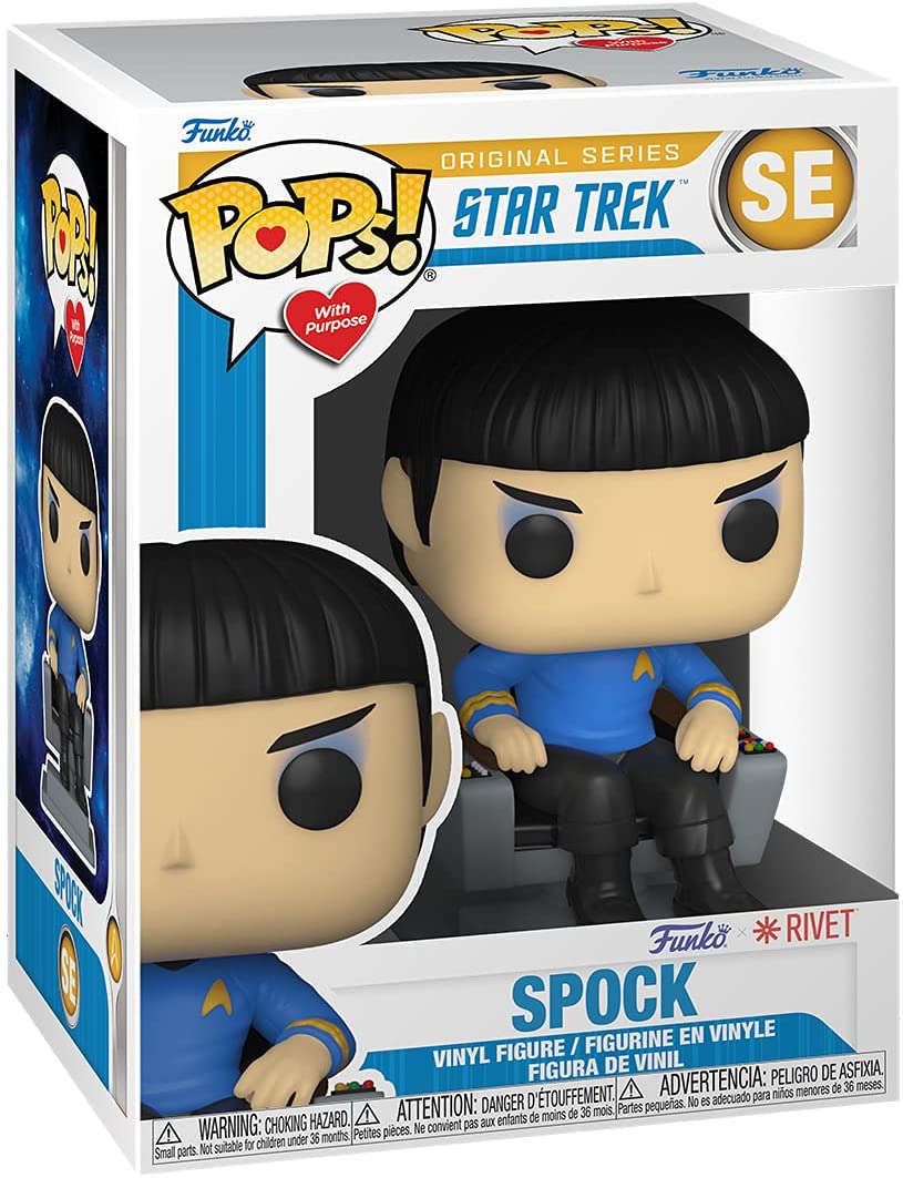 Star Trek : The Original Series Funko POP! With Purpose TV Vinyl Figure Spock (In Chair) (SE)