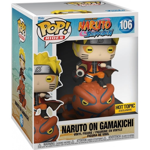 Naruto Shippuden Funko POP! Animation Vinyl Figure 106 Naruto On Gamakichi 15 cm