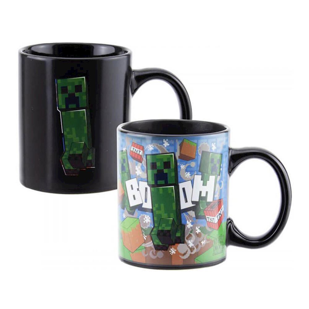 Minecraft: Creeper Heat Change Mug (Tazza Termosensibile)