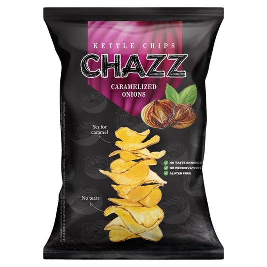 Chazz Potato Chips Caramelized Onions – Chips alla Cipolla Caramellata 90gr