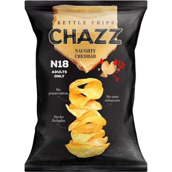 Chazz Potato Chips with Cheddar Cheese – Chips al Formaggio