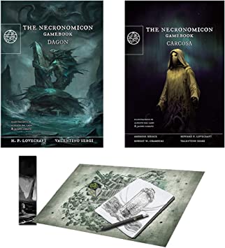 THE NECRONOMICON GAMEBOOK - COMPLETE EDITION + FASCICOLO OMAGGIO ANTEPRIMA CARCOSA
