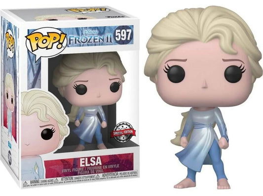 Disney : Ultimate Princess Funko POP! Disney Vinyl Figure 597 Elsa (Frozen) 9 cm - SPECIAL EDITION