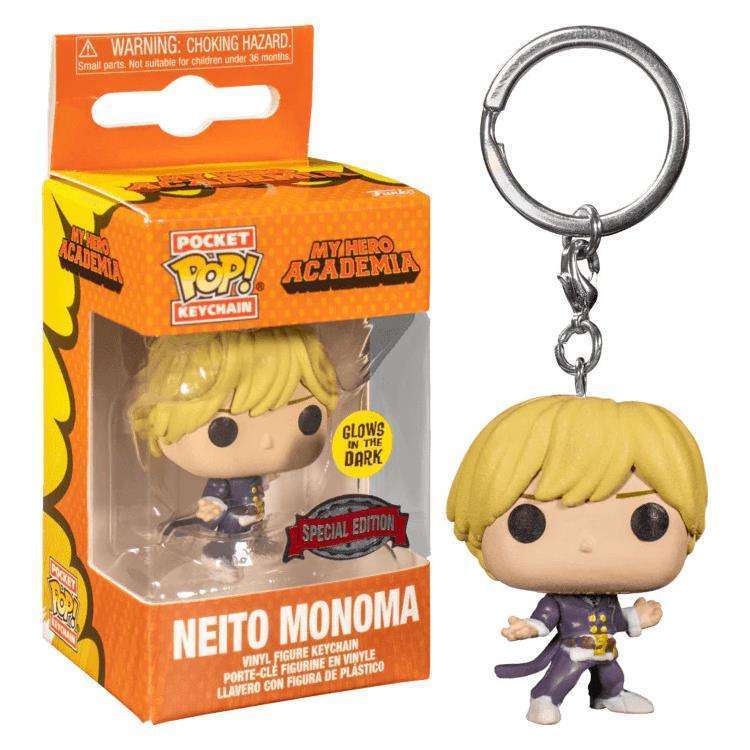 My Hero Academia Pocket Funko POP! Vinyl Keychain Neito Monoma 4 cm - GLOWS in the Dark - SPECIAL EDITION