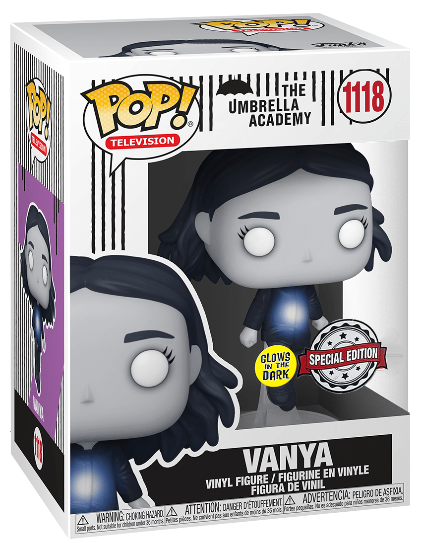 The Umbrella Academy Funko POP! TV Vinyl 1118 Figure Vanya Glows in the dark 9 cm - SPECIAL EDITION
