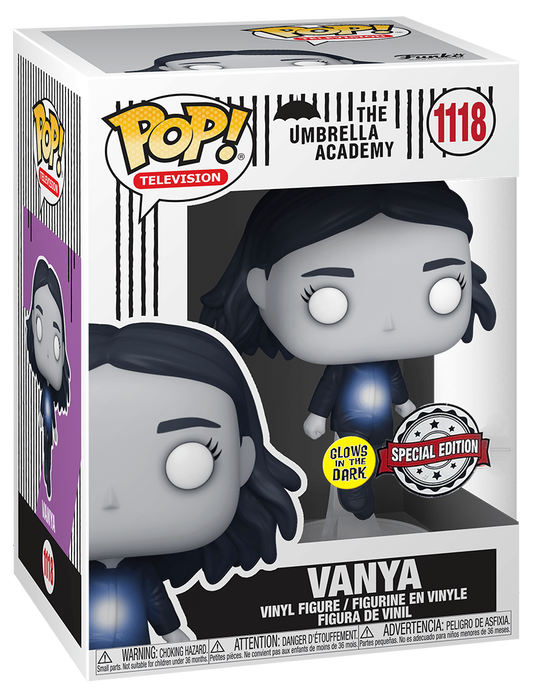 The Umbrella Academy Funko POP! TV Vinyl 1118 Figure Vanya Glows in the dark 9 cm - SPECIAL EDITION