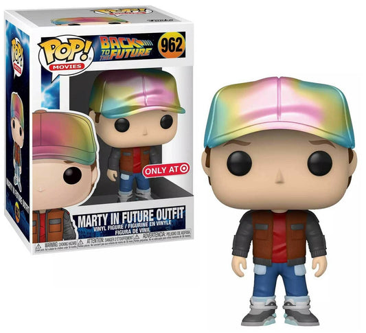 BACK TO THE FUTURE - POP FUNKO VINYL 962 FIGURE MARTY IN FUTURE OUTFIT 9CM
