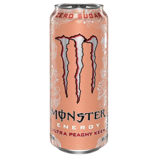 Monster Ultra Peachy Keen, energy drink alla pesca da 473ml