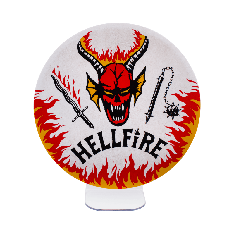 STRANGER THINGS - LAMPADA HELLFIRE CLUB LOGO