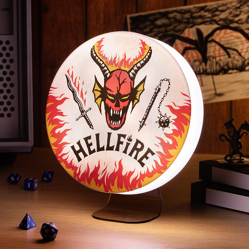 STRANGER THINGS - LAMPADA HELLFIRE CLUB LOGO