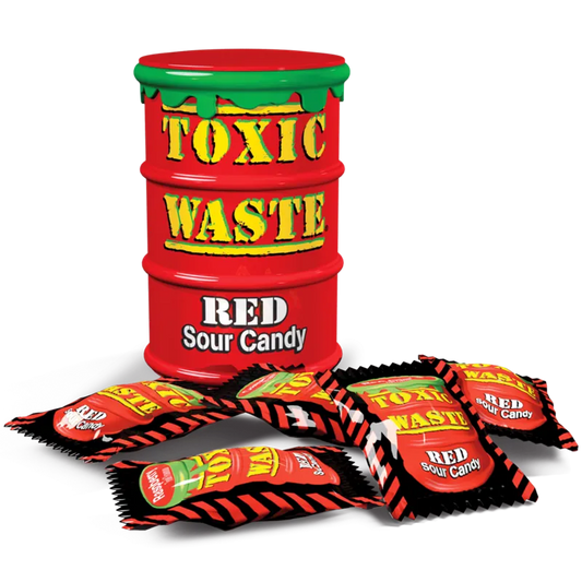 Toxic Waste Sour Candy Red Caramelle