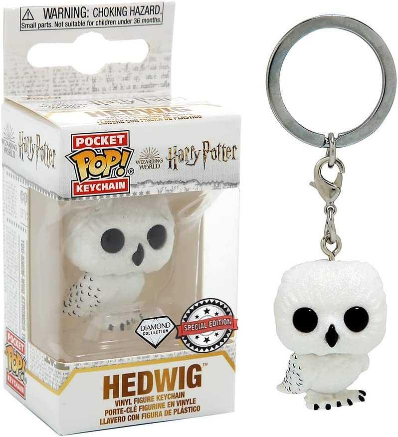 Harry Potter Funko Pocket POP! Vinyl Keychain HEDWIG Edvige DIAMOND 4 cm - SPECIAL EDITION