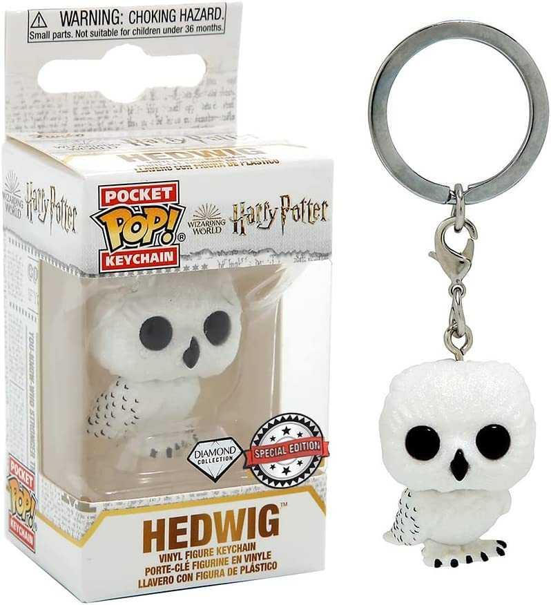 Harry Potter Funko Pocket POP! Vinyl Keychain HEDWIG Edvige DIAMOND 4 cm - SPECIAL EDITION