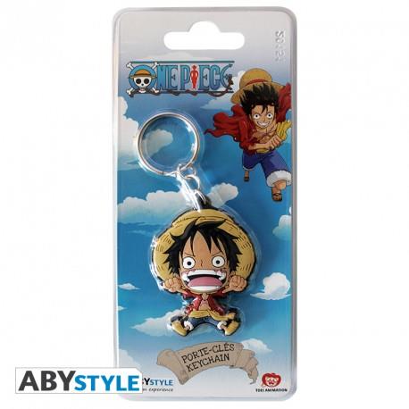 ABYKEY037 - ONE PIECE - Keychain PVC "Luffy SD"