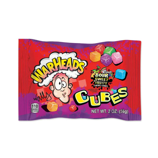 Warheads Mildly Sour Chewy Cubes