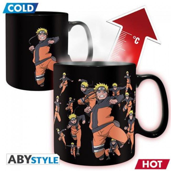 ABYMUG234 - NARUTO - TAZZA HEAT CHANGE 460ML - MULTICLONING