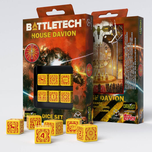 SET 6 DADI D6 - BATTLETECH HOUSE DAVION