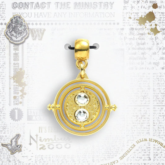 Charm Ciondolo Harry Potter Giratempo (placcato oro)